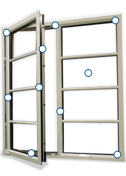 Heritage Windows Putty line Hover Pic