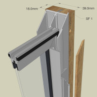 Secondary Glazing - SF1 Subframe option for face fixing