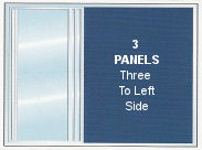 3 panel patio - panels all stacked to the left.