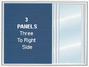 3 Panel Patio to Right