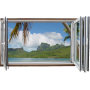 Folding window fully open.