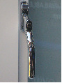 Chrome straight handle