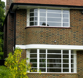 curved aluminium window