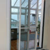 Integral flydoor patio
