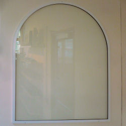 Fixed aluminium secondary glazing