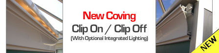 New Clip On / Clip Off Coving
