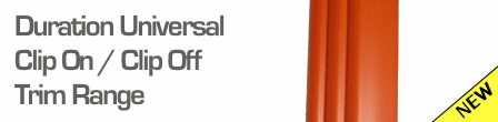 Duration Universal Clip On / Clip Off Trim