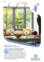 Pilkington Activ™ Neutral Self Clean Solar Control