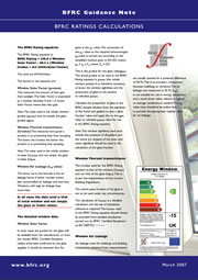 Calculating Window Energy Rating's