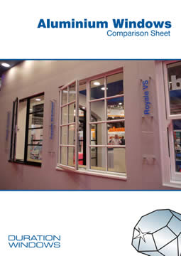 Aluminium Windows - Compare Sheet