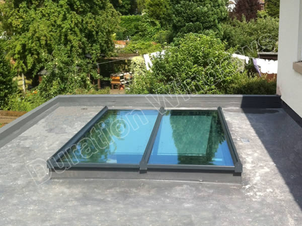 aluminium flat roof light glass options flat roof lights prices
