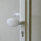 Lever-pad handles - white