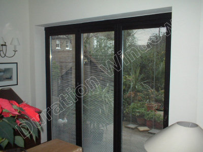Push Block Operated Integrated Blinds