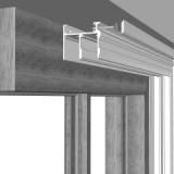 Slim-line Equal Leg System - face fix or reveal fix