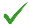 green tick