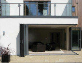 Bifold Door Floating Corner Posts