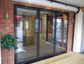 New Flush Glazed Continental Bifold Doors