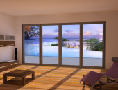 Three Brand New Folding Sliding Doors