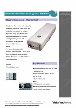 Electric Vent Actuator Leaflet